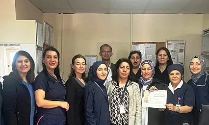 Kütahya Evliya Çelebi Eğitim Ve Araştırma Hastanesi'nin 'İnme Ünitesi'ne Teşekkür Belgesi