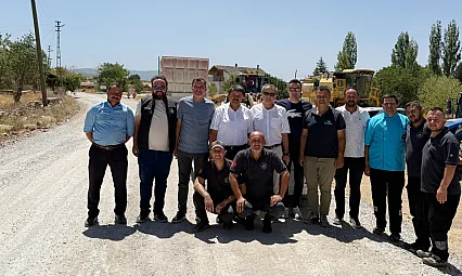Kütahya İl Özel İdaresi'nden Yol Çalışması