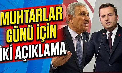 Muhtarlar Günü İçin İki Açıklama