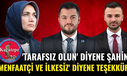 'Tarafsız Olun' Diyene Şahin, 'Menfaatçi ve ilkesiz' Diyene Teşekkür