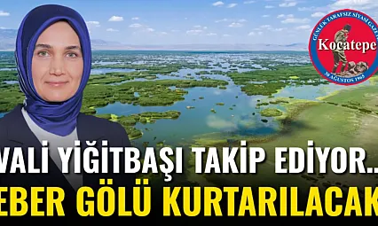 Vali Yiğitbaşı Takip Ediyor… Eber Gölü Kurtarılacak