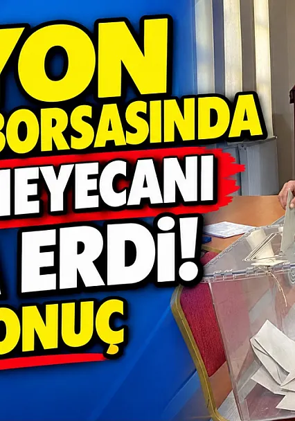 Afyon Ticaret Borsasında Seçim Heyecanı Sona erdi! İşte Sonuç