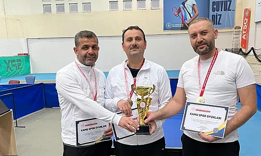 Afyonkarahisar İl Müftülüğü Masa Tenisi Turnuvasını Namağlup Tamamladı