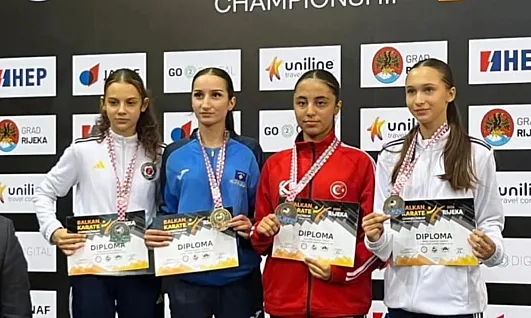 Bilecikli Sporcu Elif Azra Yıldırım Balkan Üçüncüsü Oldu
