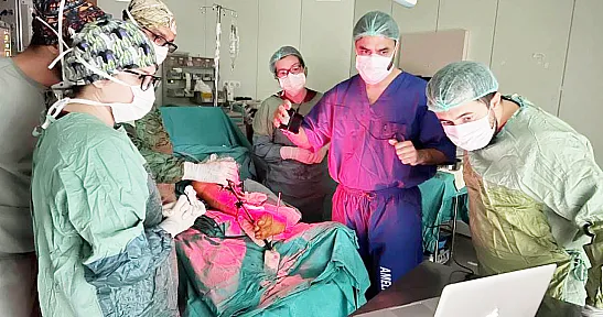 AFSÜ'de Canlı Mikrocerrahi Eğitimi Verildi