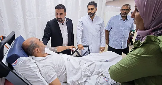 Başkan Kavak, Hastane Ziyaretlerine Devam Ediyor