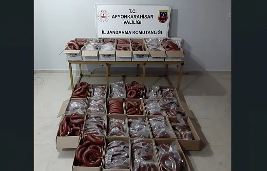 Afyon'da 214 Kilo Bozuk Sucuk Ele Geçirildi