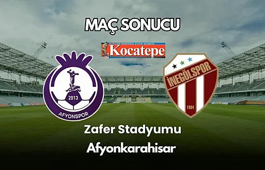 Afyonspor İyi Mücadele Etti Ama...