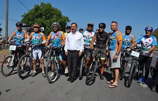 Bisikletçiler Ereğli Festivali'nde 190 km pedal çevirdi