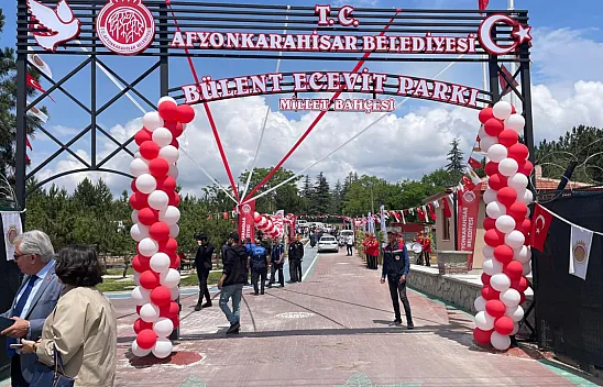 Bülent Ecevit Parkı Törenle Açıldı