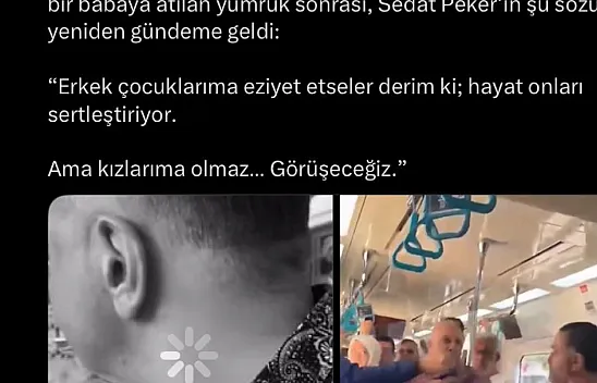 Çocuklarının Yanında Yumruklanan Baba Olayına Sedat Peker de Dahil Oldu