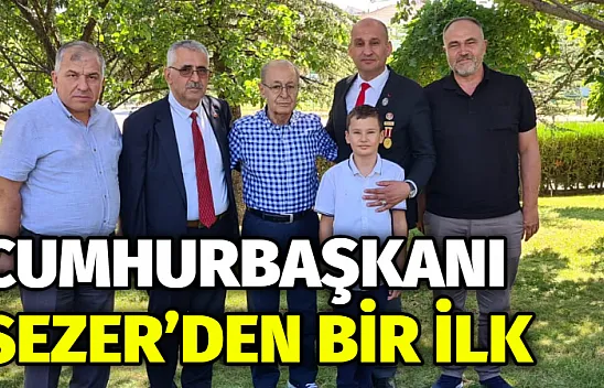 Cumhurbaşkanı Sezer'den bir ilk