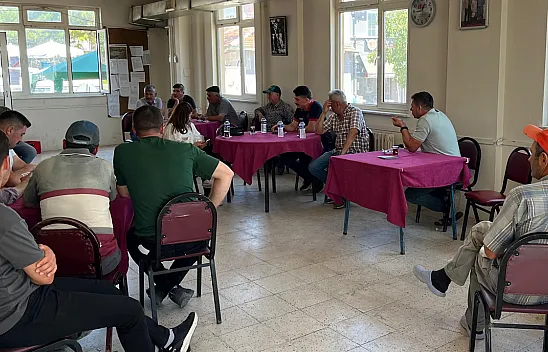 İl Tarım Ve Orman Müdürü, Çiftçilerle Bir Araya Geldi