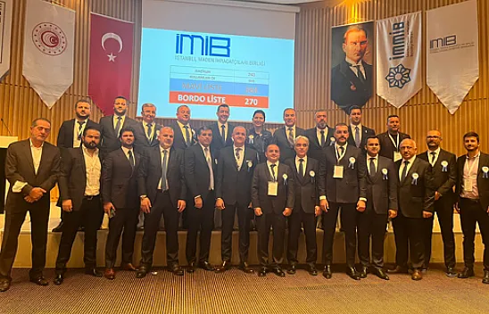 İMİB'de yeni başkan Rüstem Çetinkaya oldu