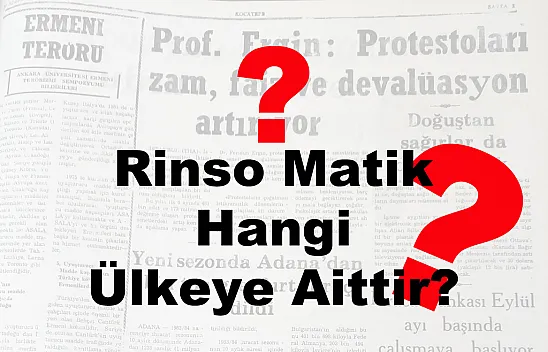 Rinso Matik Hangi Ülkeye Aittir?