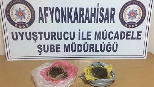 1 kilo 50 gram afyon sakızı ele geçirildi
