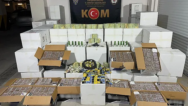 1 Milyon TL Değerinde Tütün Ürünü Ele Geçirilirdi