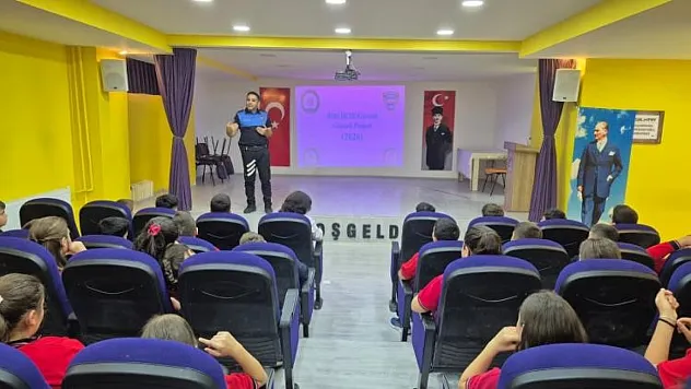 100 öğrenciye güvenlik eğitimi verildi