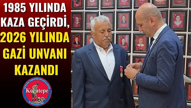 1985 Yılında Kaza Geçirdi, 2026 Yılında Gazi Unvanı Kazandı