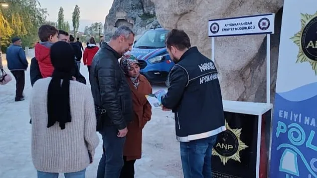 Frig Vadisi'nde ziyaretçilere uyuşturucu ile mücadele anlatıldı