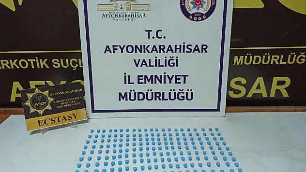 214 adet uyuşturucu hap ele geçirildi