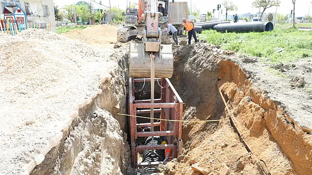 60 milyon yatırımlı “Yağmur Suyu Hattı Projesi”tamamlandı