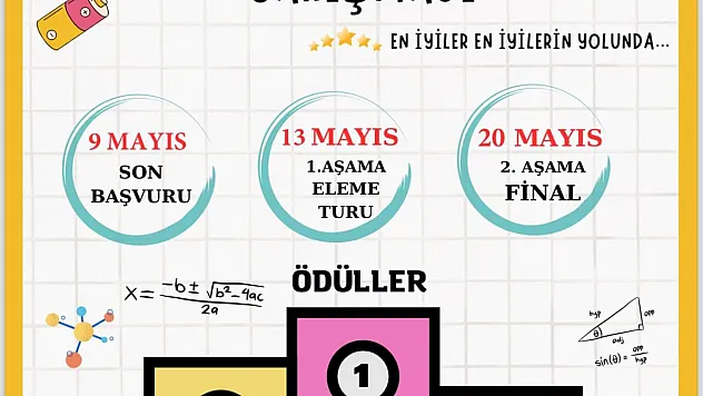8. Sınıflar Matematik ve Fende Yarışacaklar