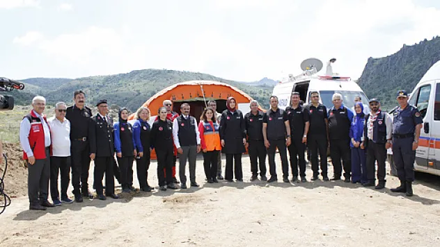AFAD Gezler Dağı'nda  tatbikat düzenledi