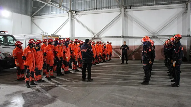 AFAD'da 60 personelin katılımıyla 'eğitim ve tatbikat' yapıldı