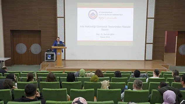 AFSÜ'de Aile Hekimleri Makale Eğitimi İlgi Gördü
