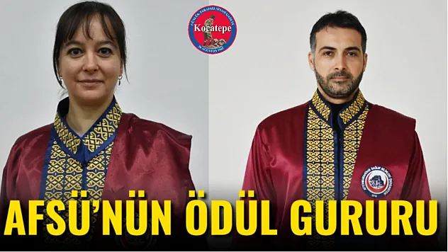 AFSÜ'nün Ödül Gururu