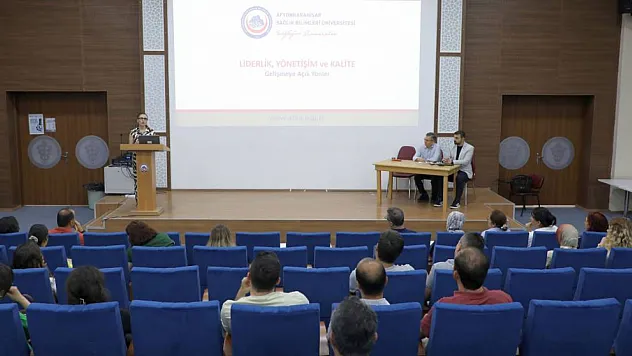 AFSÜ' Yönetimi Öz Değerlendirme Ziyaretlerini Ele Aldı