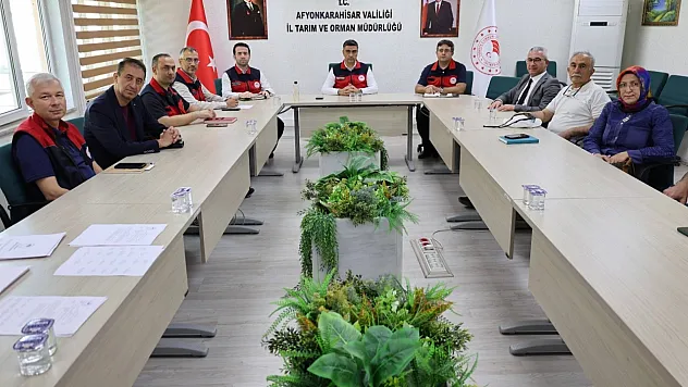 Afyon'da 3 Yıllık Bitkisel Üretim Planlaması Onaylandı