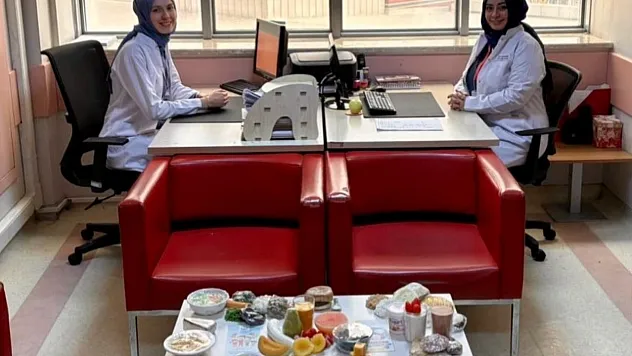 Afyon'da Devlet Hastanesi'nde Örnek Beslenme Takibi