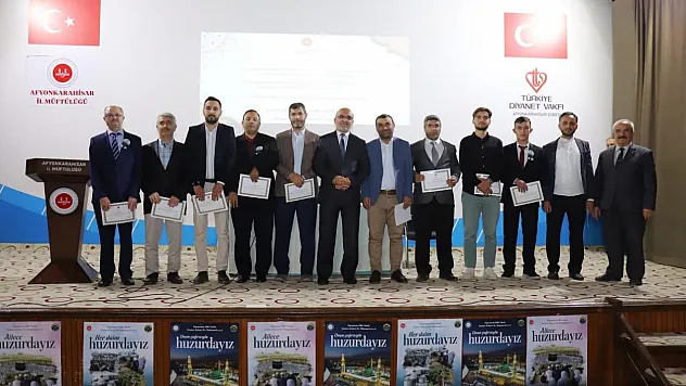 Afyon'da Din Görevlileri Bir Araya Geldi: İşte Ödül Alanlar!