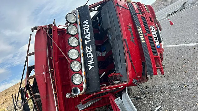 Afyon'da Hayvan Ve Patates Yüklü Kamyonlar Çarpıştı: 1 Ölü
