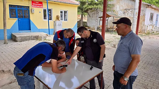Afyon'da Kırsal Kalkınma Projesi Sahada