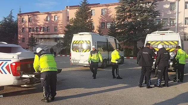 Afyon'da Öğrenci Servisleri Denetlendi