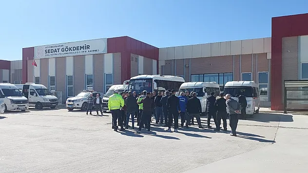 Afyon'da Öğrenci Servisleri Denetlendi