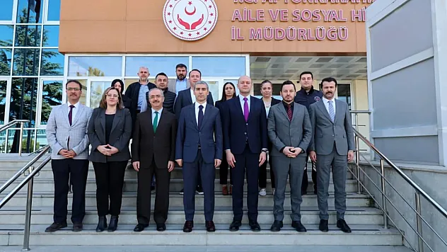 Afyon'da Sosyal Hizmet Ve Destek Çalışmaları İncelendi