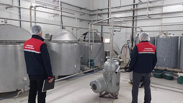 Afyon'da Süt Ürünleri Tesisleri Denetleniyor