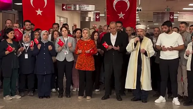 Afyon Devlet Hastanesi'nde Şehitlerimiz Rahmetle Anıldı