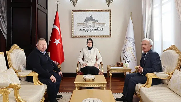 Afyon'lu Yargıtay Üyesinden, Vali Yiğitbaşı'na Ziyaret