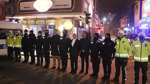 Afyon Polisi yılbaşında kuş uçurtmadı