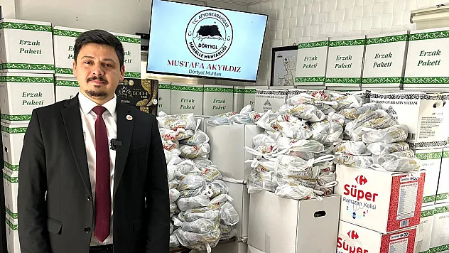 Afyon'un En Büyük Mahallesinde Ramazan Dayanışması