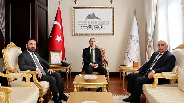 Afyon'un İş İnsanları Vali Aktaş'la Görüştü