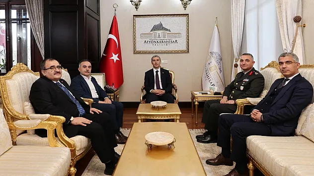 Afyon'un Yargı Mensupları Vali Aktaş'la Görüştü