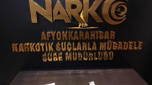 Afyon'da Sanayi Sitesindeki Dükkana Uyuşturucu Baskını