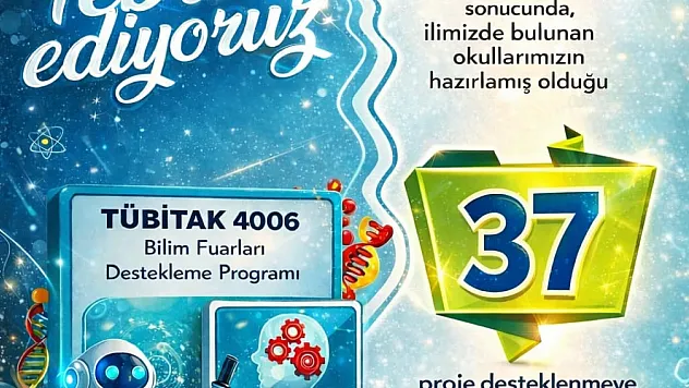 Afyonkarahisar'da 37 Bilim Fuarı Desteklenecek
