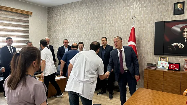 Afyonkarahisar Devlet Hastanesi Yöneticileri Bayramlaştı